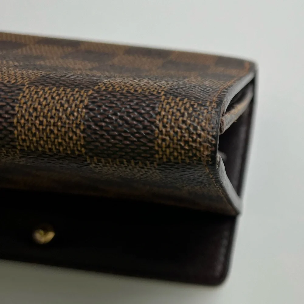 Louis Vuitton Damier Ebene Porte Monnaie Billets Tresor Wallet